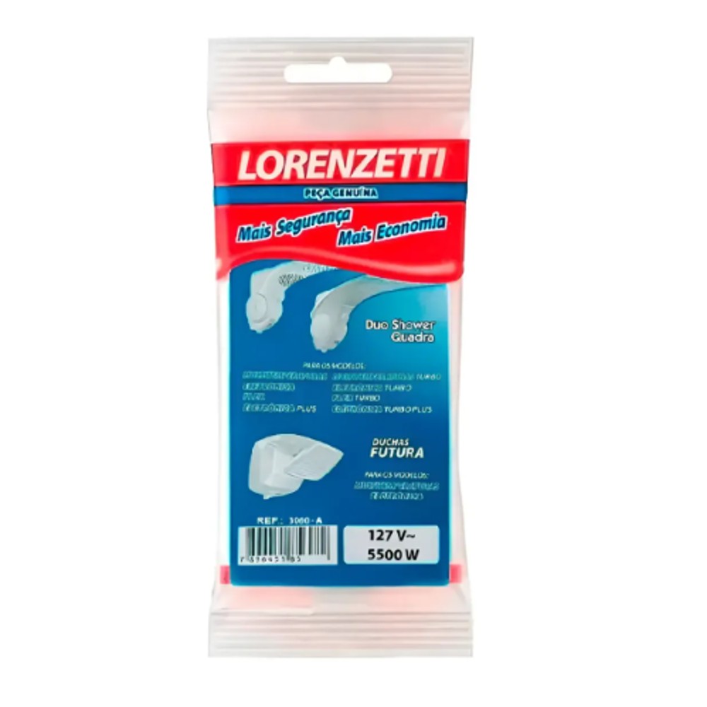 RESISTÊNCIA DUO SHOWER/FUTURA 127V 5500W LORENZETTI