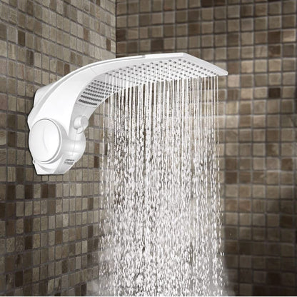 CHUVEIRO DUO SHOWER MULTITEMPERATURAS QUADRA 220V 7500W BRANCO LORENZETTI