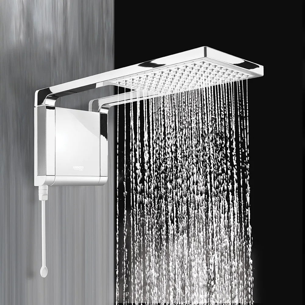 CHUVEIRO ACQUA STORM BRANCO/CROMADO 127V 5500W LORENZETTI