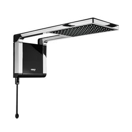 CHUVEIRO ACQUA STORM PRETO/CROMADO 127V 5500W LORENZETTI