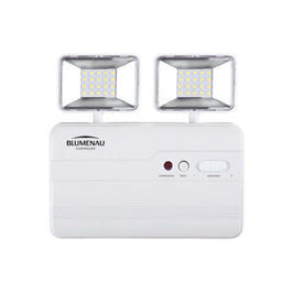 Luminária Emergência  2 Faróis LED Bivolt