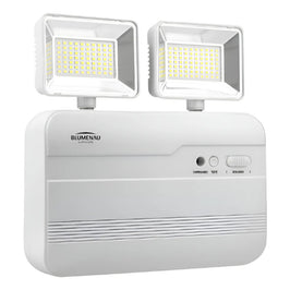 LUMINÁRIA EMERGÊNCIA BLUMENAU 3000LM 2 FARÓIS LED BIVOLT 6500K