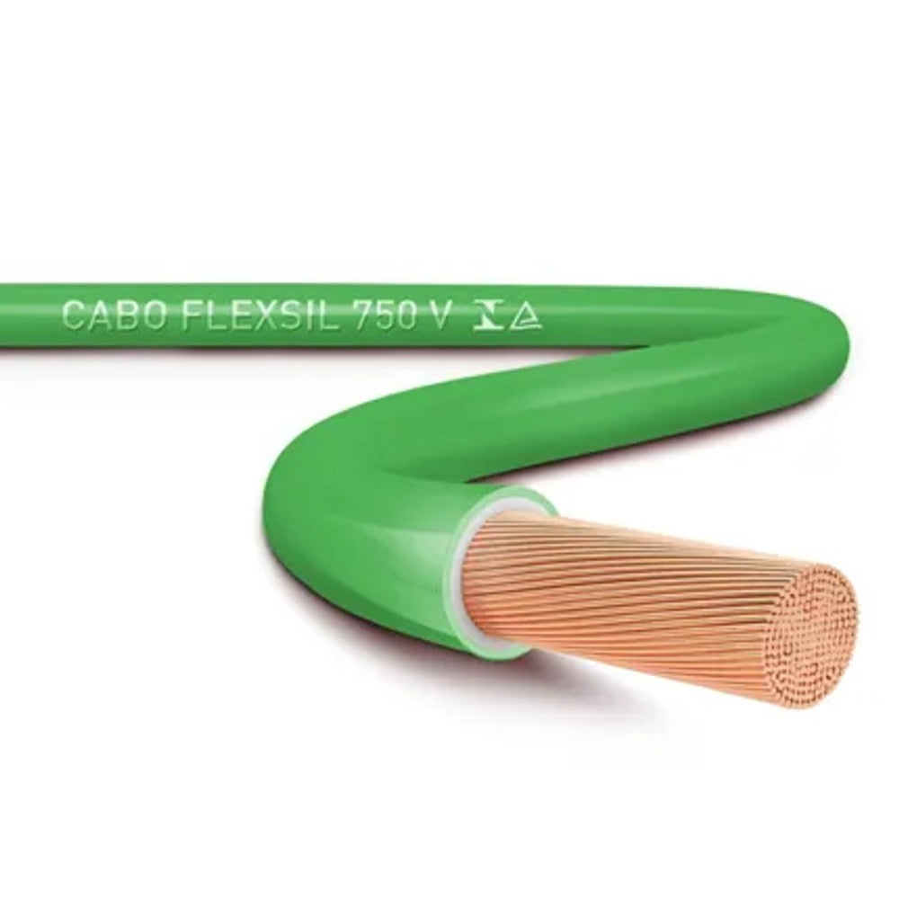 Cabo Flexível Atox 750V 4,0mm Verde 100m