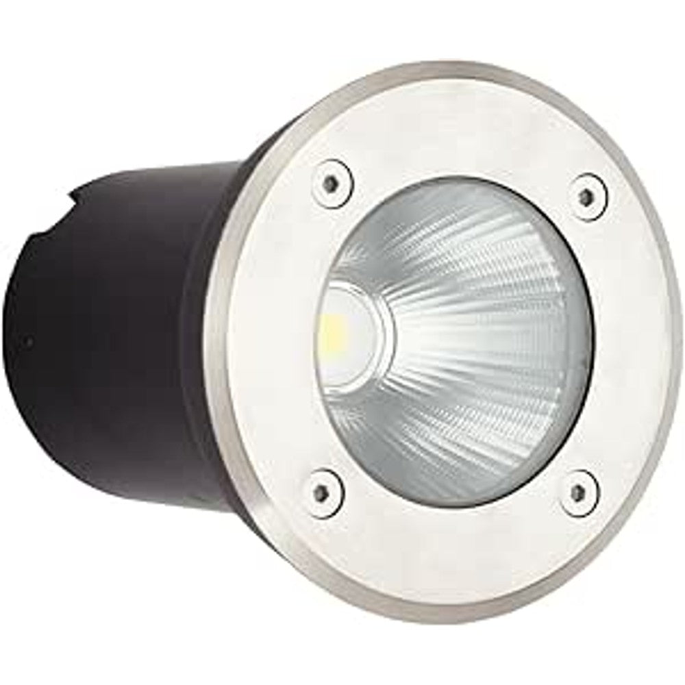EMBUTIDO SOLO LED 5W 3000K 30 GRAUS ALUMINIO PRATA PIX