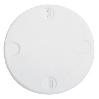 Placa Redonda 3x3 Tramontina Lux2 Branca Termoplástico