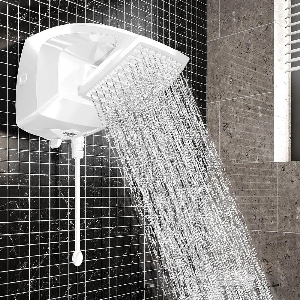 CHUVEIRO FUTURA ELETRÔNICO 220V 6800W BRANCO LORENZETTI