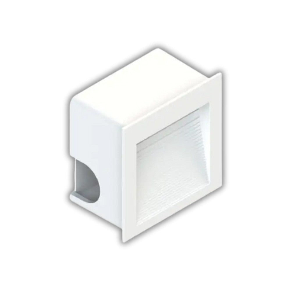 BALIZADOR LED SAVE ENERGY EMBUTIR QUADRADO 1.5W 3000K BRANCO