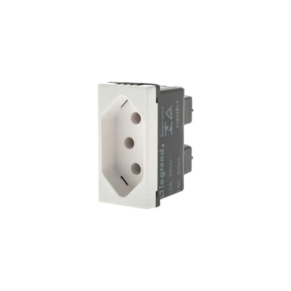 Módulo Tomada 2P T 10A Branco Automático Linha Plus GL