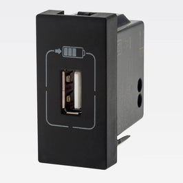 Tomada Modular Com Carregador USB 615088 Preto GL PLUS Linha