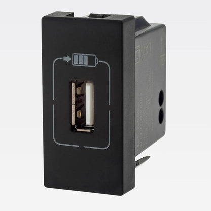 Tomada Modular Com Carregador USB 615088 Preto GL PLUS Linha