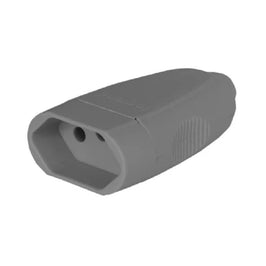 Plug Fêmea 2 Polos e Terra 20A Cinza 250V Referência 615877 Pial GL