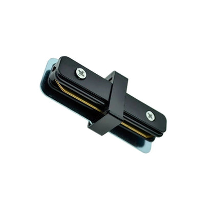 Conector I Luminatti LM947 Trilho Sobrepor Preto Metal
