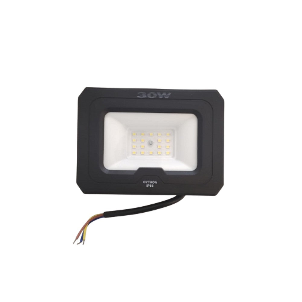 Projetor LED TRIANGULO Slim 30W 6500K Preto Bivolt