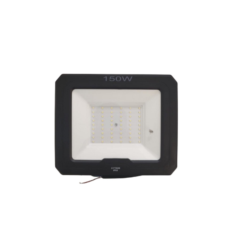 Projetor LED Slim TRIANGULO 150W 6500K Preto
