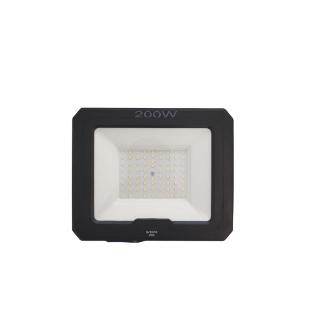 Projetor LED Triangulo Slim 200W 6500K Preto 16000lm