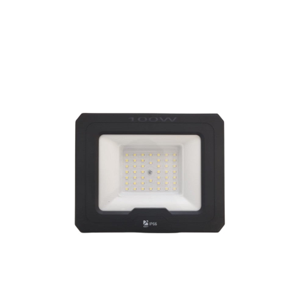 Projetor LED Slim 100W 6.5K Preto - LED TRIANGULO