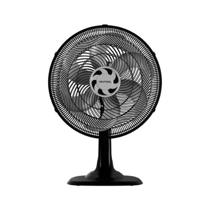 Ventilador de Mesa Ventisol Oscilante 40cm Preto 6 Pás