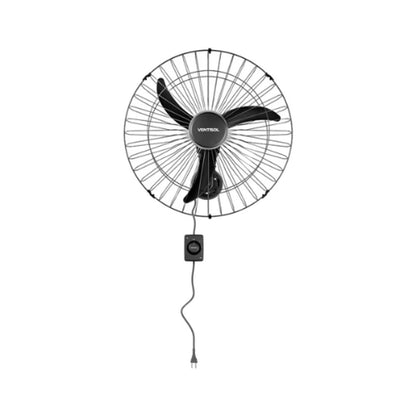Ventilador Parede Oscilante 60cm Preto Bivolt Ventisol
