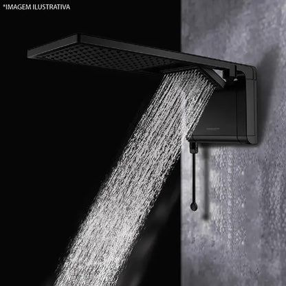 CHUVEIRO ACQUA DUO MATTE BLACK 220V 7800W LORENZETTI