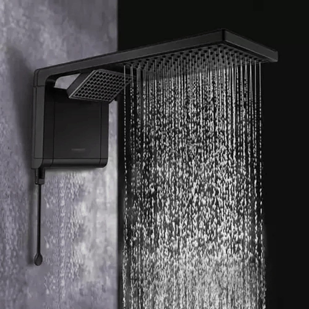 CHUVEIRO ACQUA DUO MATTE BLACK 220V 7800W LORENZETTI
