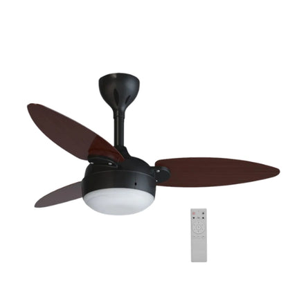 Ventilador Teto Ventisol Elluz Inverter 3 Pás Preto/Tabaco
