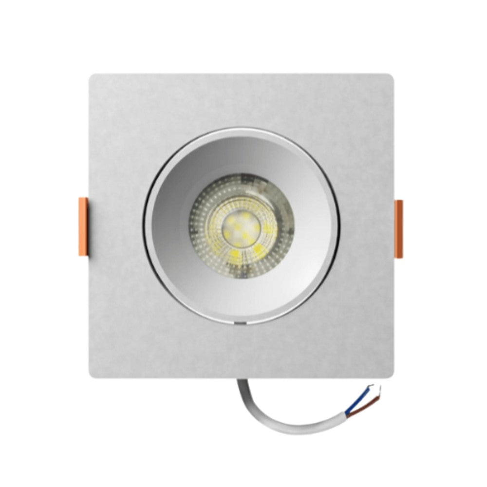 SPOT EASY LED DECOR EMBUTIR QUADRADO 5W 3000K BRANCO BRONZEARTE