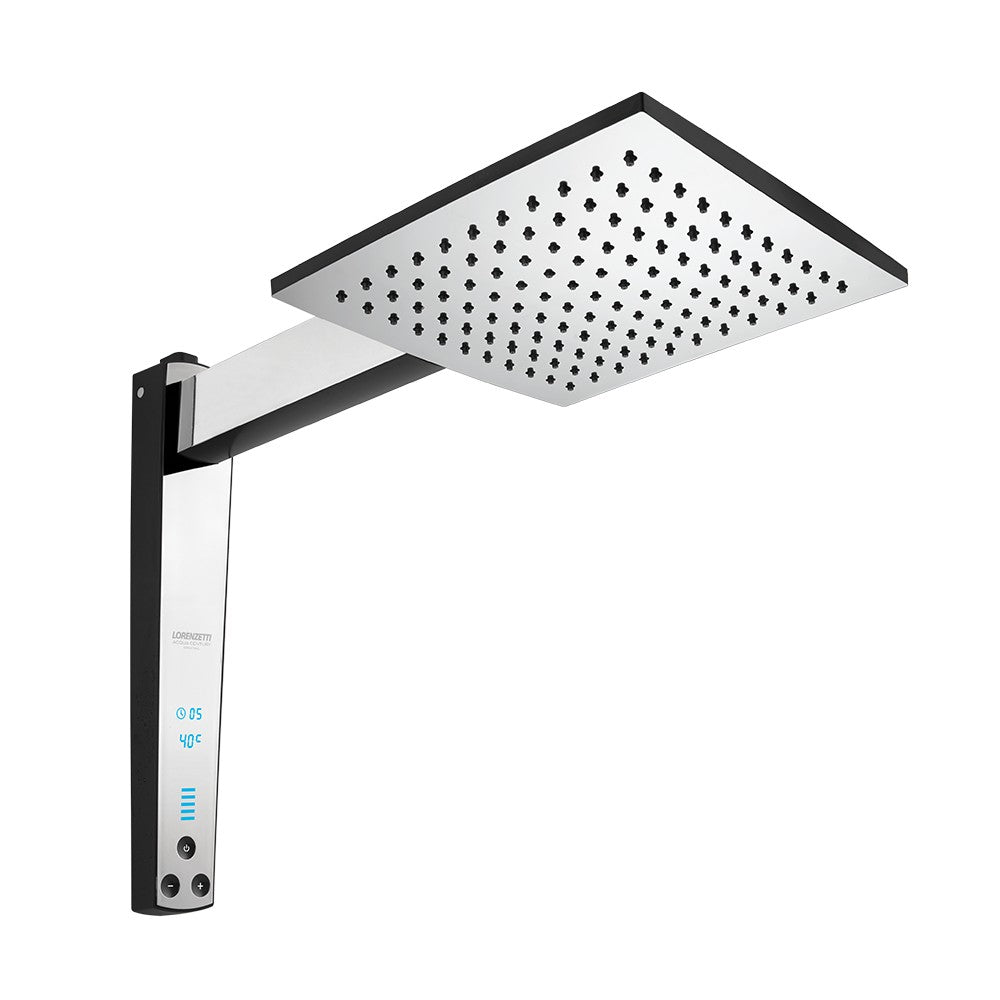 CHUVEIRO ACQUA CENTURY DIGITAL PRETO/CROMADO 220V 7500W LORENZETTI