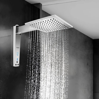 CHUVEIRO ACQUA CENTURY DIGITAL BRANCO/CROMADO 220V 7500W LORENZETTI