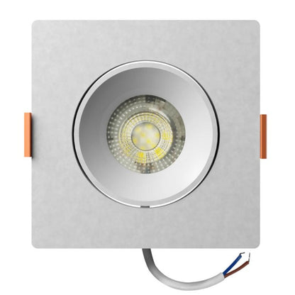SPOT EASY LED DECOR EMBUTIR QUADRADO 7W 6500K BRANCO BRONZEARTE