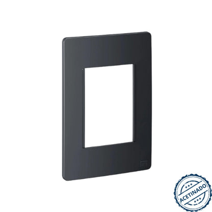 PLACA 2X4 3M GRAFITE ACETINADO ESATTA WEG