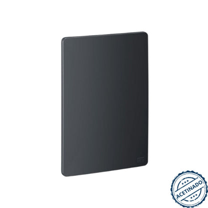 PLACA 2X4 CEGA GRAFITE ACETINADO ESATTA WEG