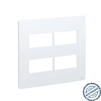 PLACA 4X4 4P.BRANCO ACETINADO ESATTA WEG