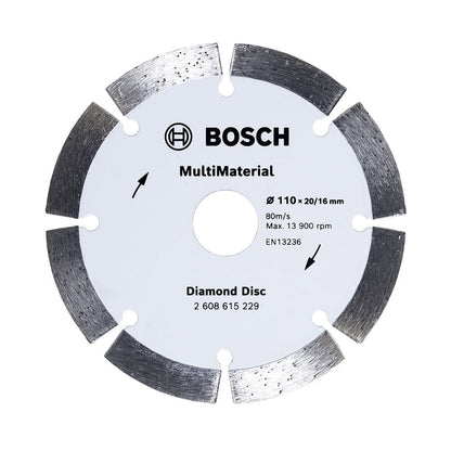 Disco Diamantado Bosch Multimaterial Segmentado 110x20mm