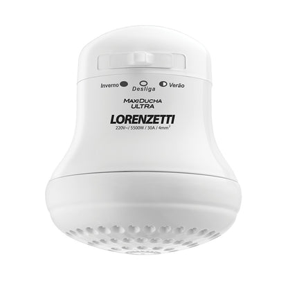 CHUVEIRO MAXI DUCHA BRANCA 220V 4400W/4500W LORENZETTI