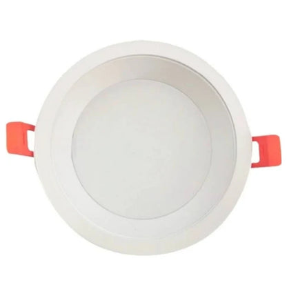PAINEL LED DE EMBUTIR REDONDO 24W 6500K 18CM BRANCO RECUADO