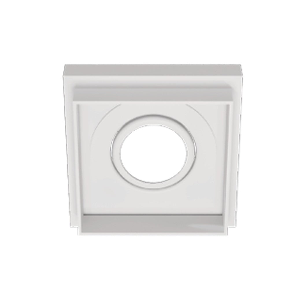 SPOT EMBUTIR QUADRADO NO FRAME 1XAR70 BRANCO RECUADO LUMINATTI LM2720