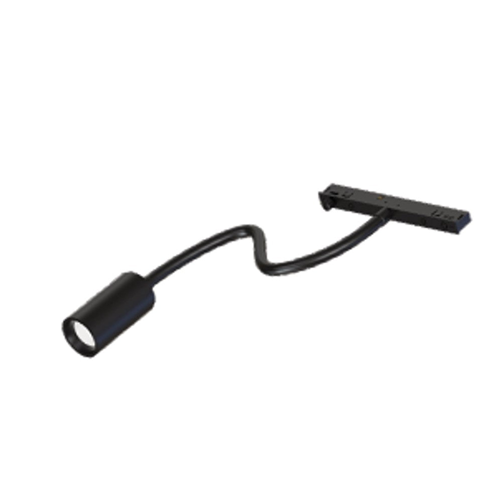 SPOT TRILHO FLEX MAG TINY 2W 3000K 15 GRAUS PRETO LUMINATTI