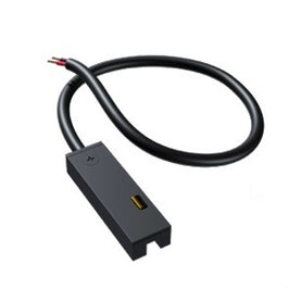 CONECTOR DRIVER PARA TRILHO MAGNÉTICO 24V PRETO LUMINATTI