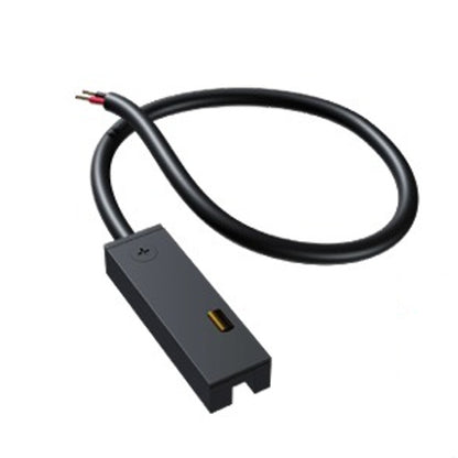 CONECTOR DRIVER PARA TRILHO MAGNÉTICO 24V PRETO LUMINATTI