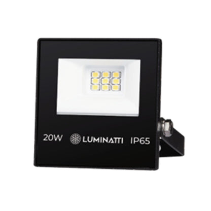 PROJETOR LED 20W 6000K PRETO IP65 LUMINATTI DAL