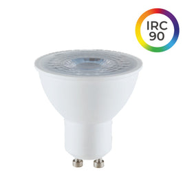 LAMPADA LED GU10 7W 3000K IRC90 BRANCO LUMINATTI BY DANURI