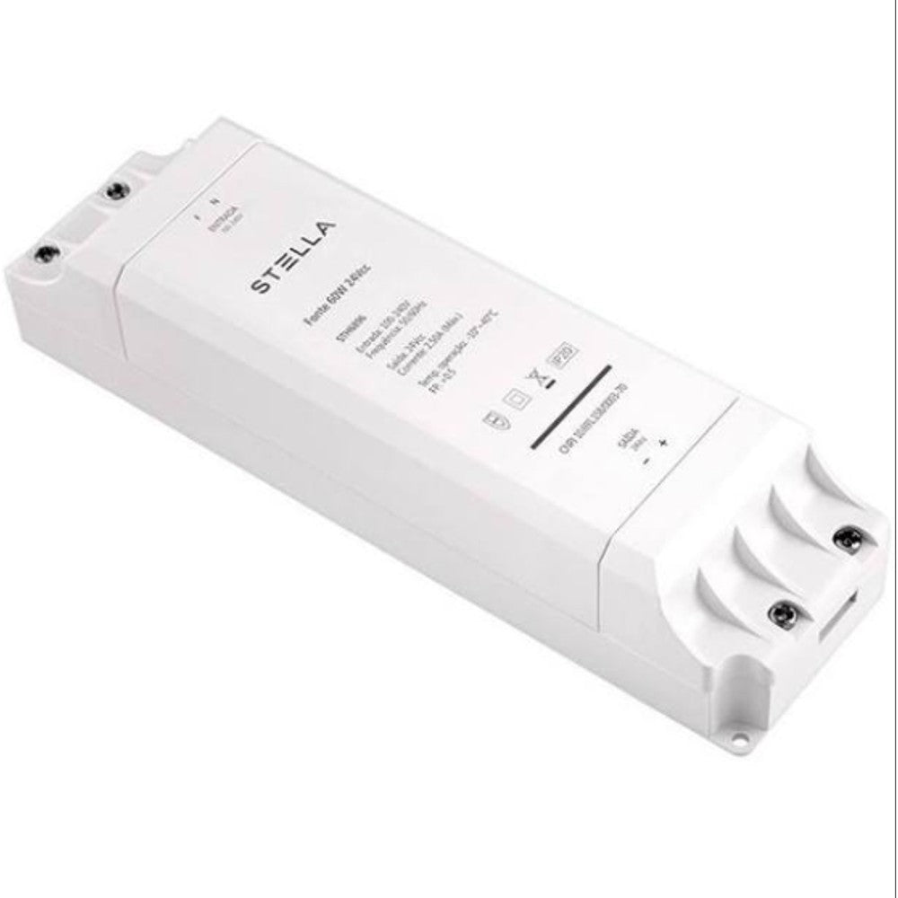 Driver LED 60W 24V 2.5A IP20 para Fitas Stella