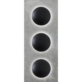 Arandela Round Luz Integrada 25cm BZM 1107 Attena