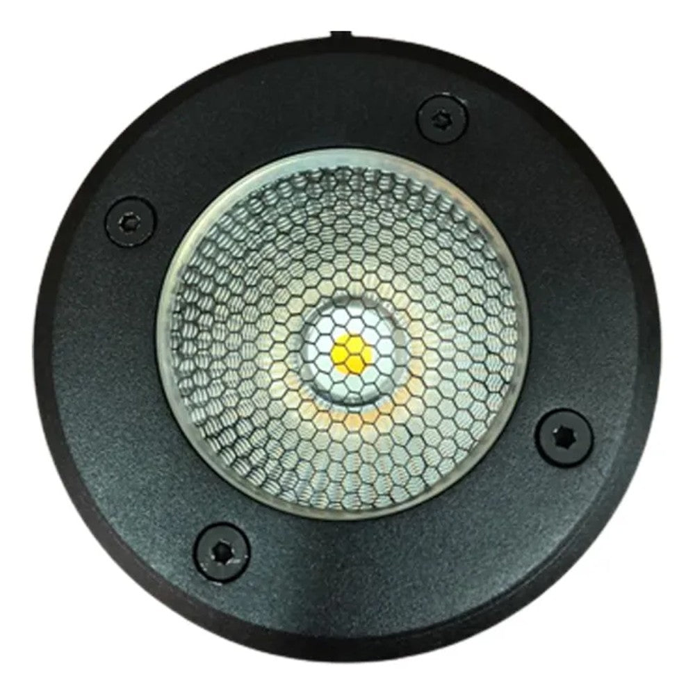 Embutido Solo LED 10W 3000K 30 Graus Alumínio Preto PIX