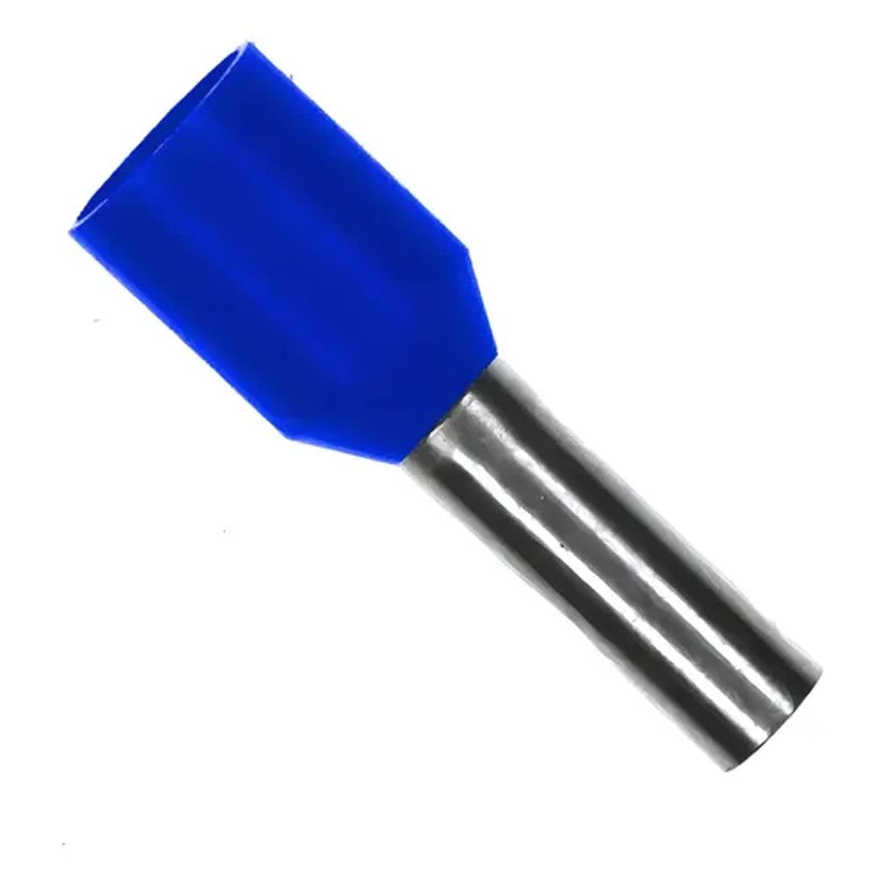 TERMINAL PINO TUBULAR 16,0 AZUL COM 20 PEÇAS