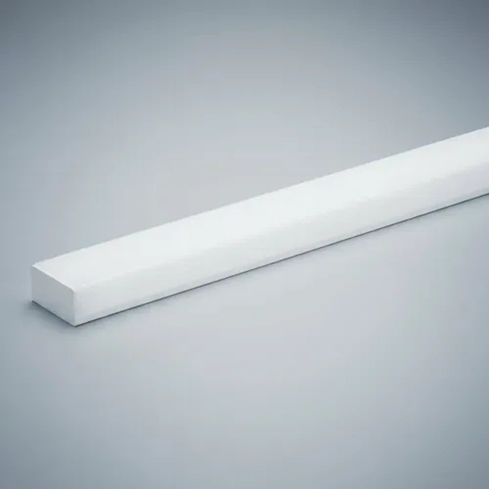 Luminária Led Sobrepor Plane 16W 4000K 60cm Branca Stella