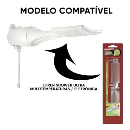 Resistência Loren Shower Multitemperaturas Eletrônico 127V 5500W Lorenzetti