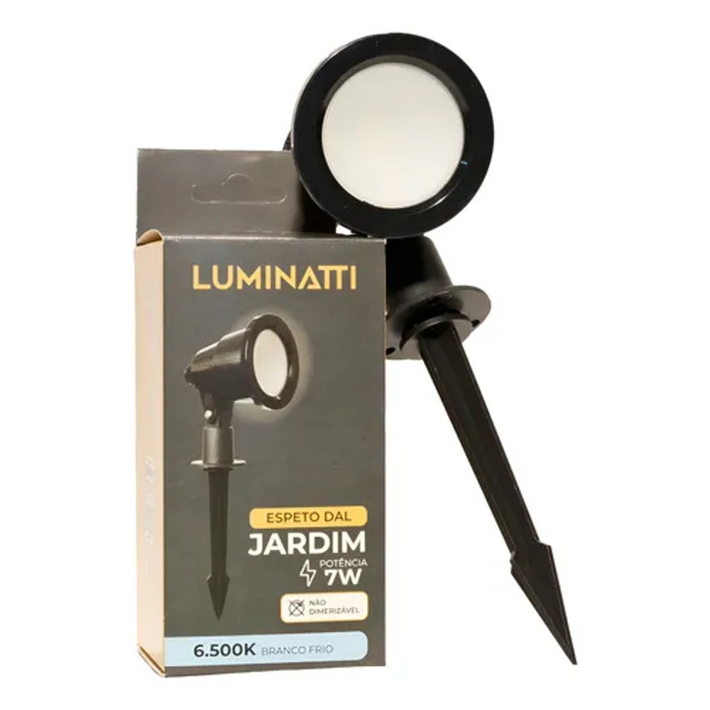 ESPETO LED LUMINATTI DAL 7W 6500K BRANCO FRIO BIVOLT IP65