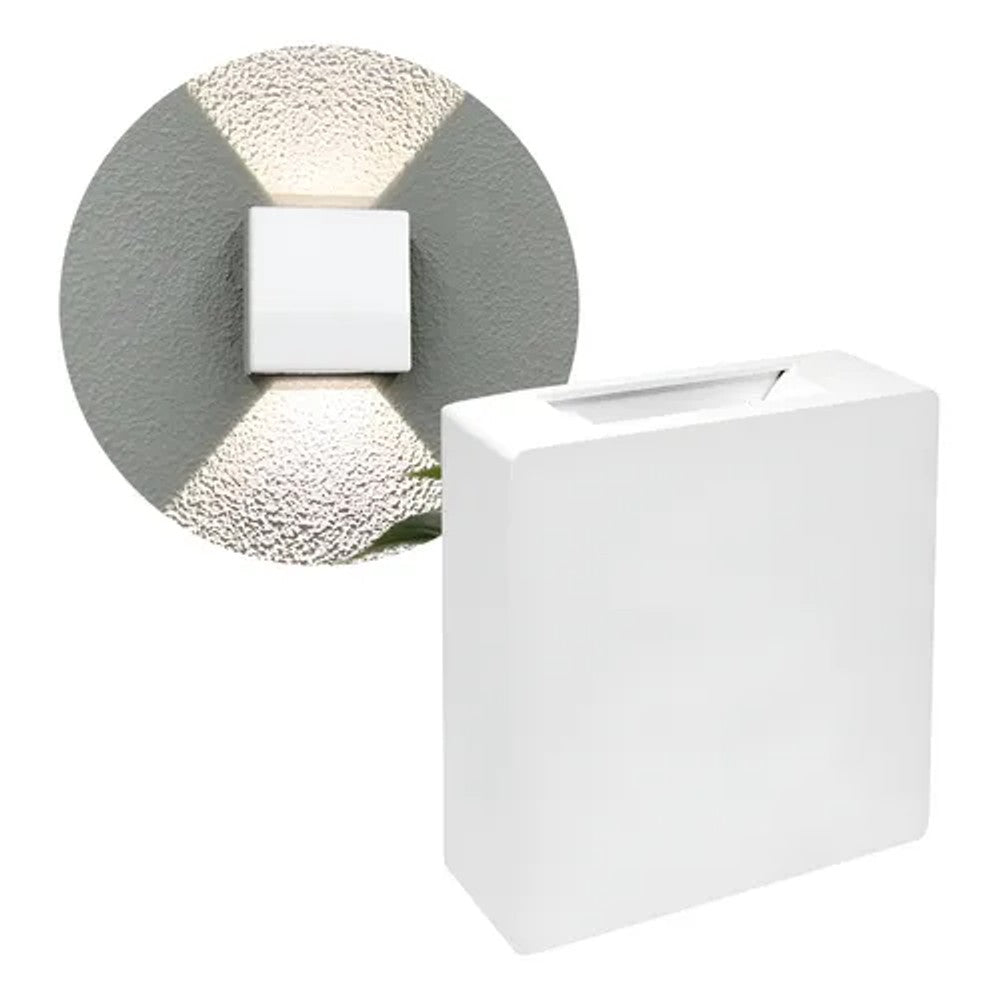 ARANDELA LED PIX SLIM 3W 3000K BRANCO FACHO DUPLO
