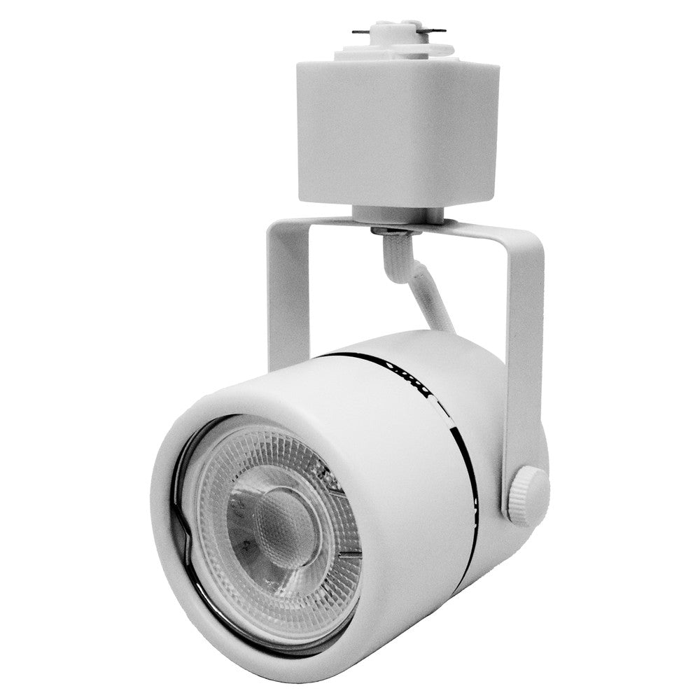 SPOT TRILHO FENDA REDONDO MR16 GU10 BRANCO PIX ILUMINAÇÃO